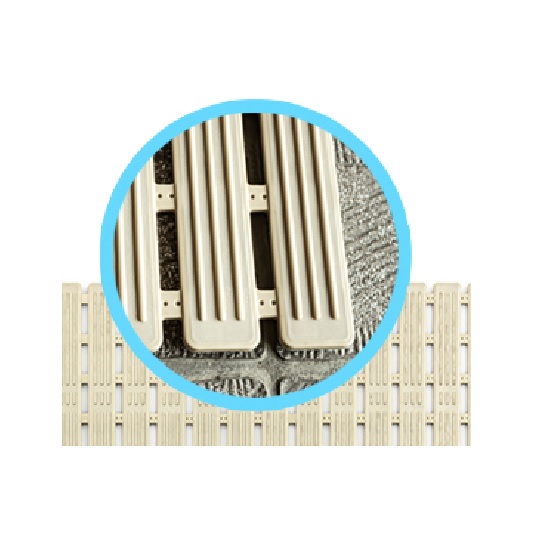 Prostiskluzová podložka plošina do koupelny sprchové vaničky kabiny s lamelami