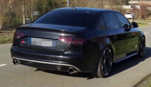 Audi A4 B8 08-12 спойлер спойл