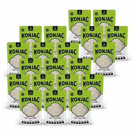 Těstoviny Konjac Keto Fettuccine Bezlepkové Bio 15+5 Zdarma