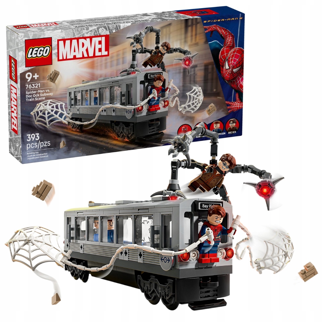 Lego Heroes 76321 Spider-Man versus Doc Ock: Scéna v metru