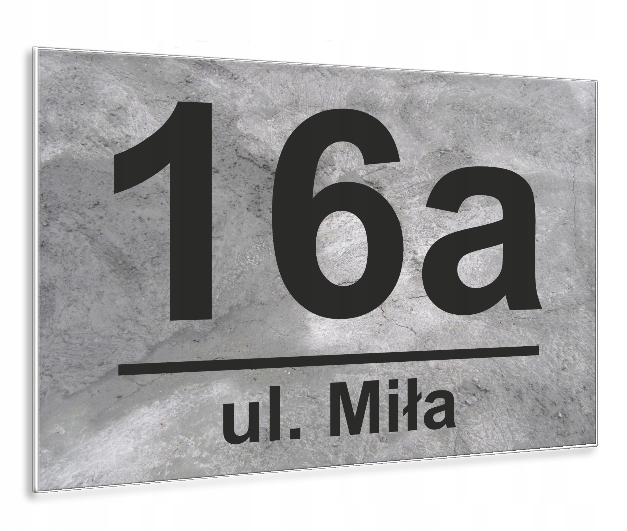 NUMER NA DOM TABLICZKA ADRESOWA NAZWISKO / ADRES | 32x21cm | WZORY | PCV EAN (GTIN) 5904261130153