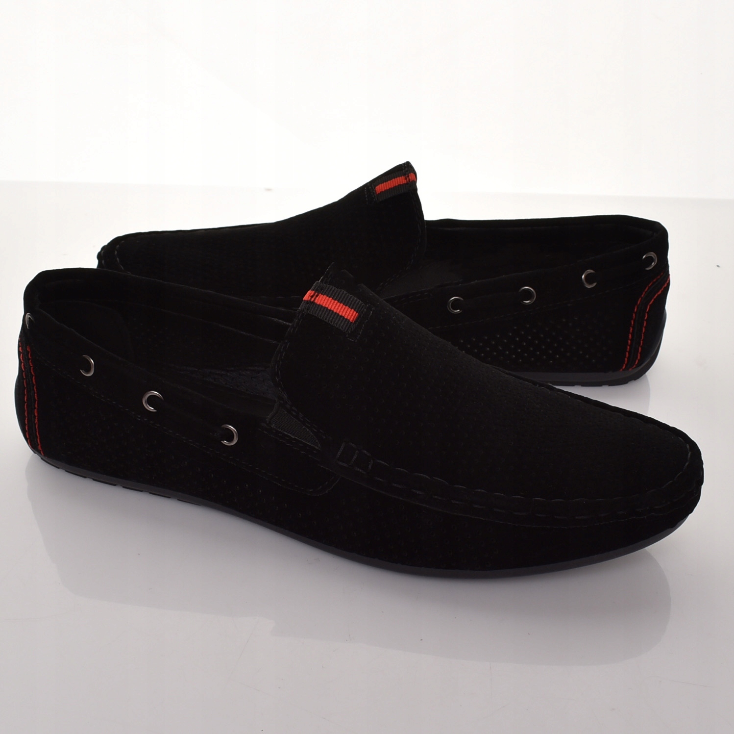 KLASYCZNE WSUWANE ZAMSZOWE MĘSKIE ESPADRYLE Rozmiar 41