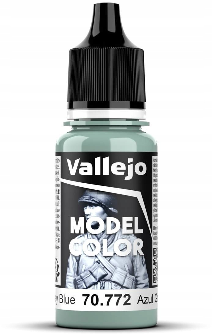 Vallejo 70772 Model Color Medium Grey Blue (18 ml)