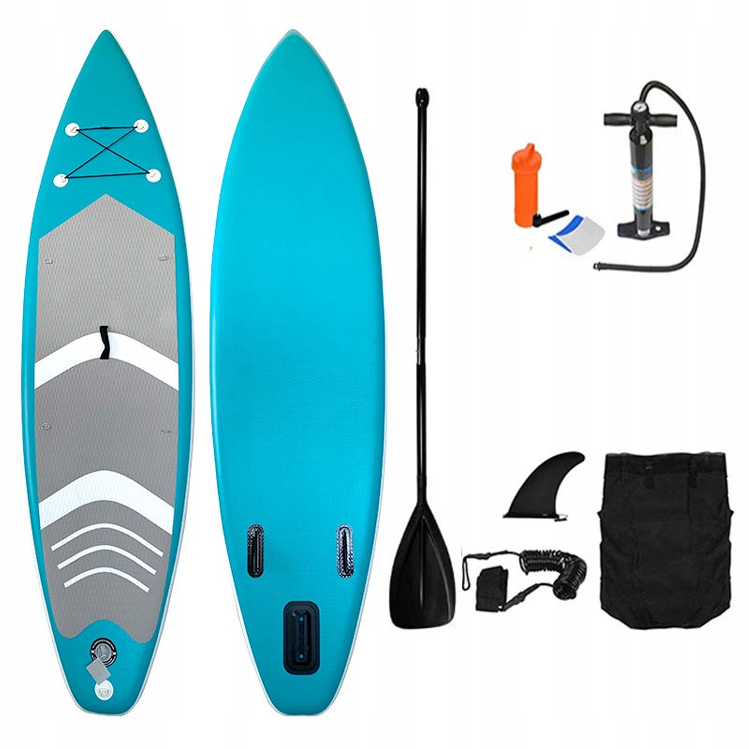 DESKA SUP PADDLE BOARD 320 CM POMPOWANA DO PŁYWANIA ZESTAW + WIOSŁO + WOREK Marka bez marki