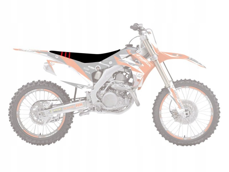 Kompletné Sedadlo Honda Crf 250 13-17, 450 12-16, Vysoké (+15 MM)