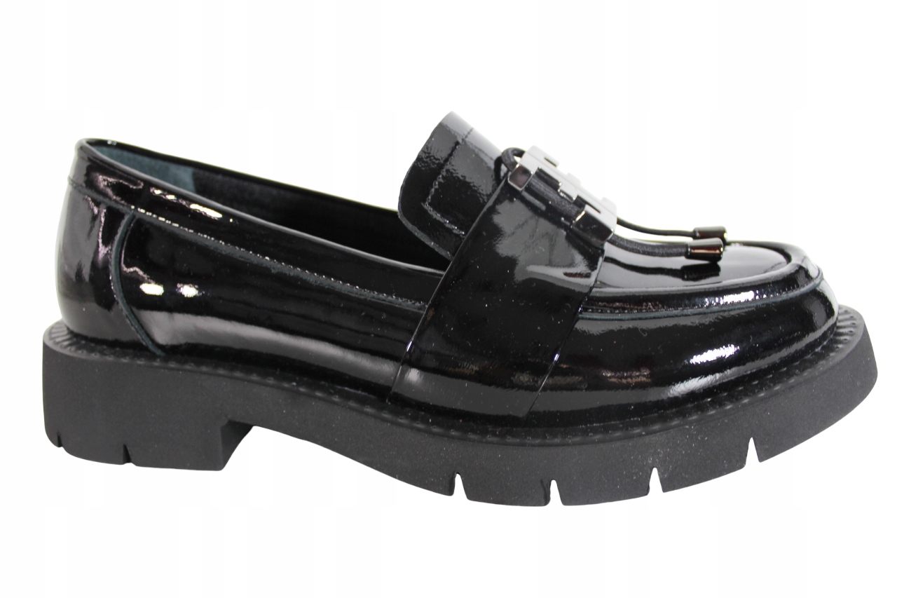 Polobotky Boccato 129.1747 VEL.37 Kůže Černý Lak