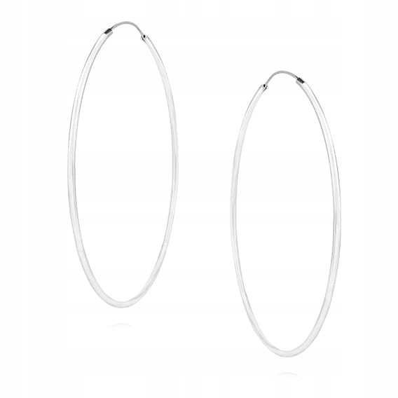 Náušnice klasické, mimořádně jemné kroužky klasika stříbro o ryzosti 925