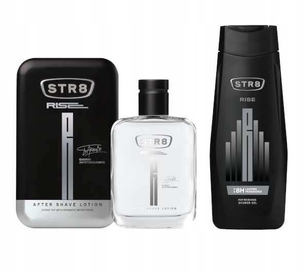 STR8 RISE ZESTAW 2cz WODA ASL 100ml + ŻEL 400ml