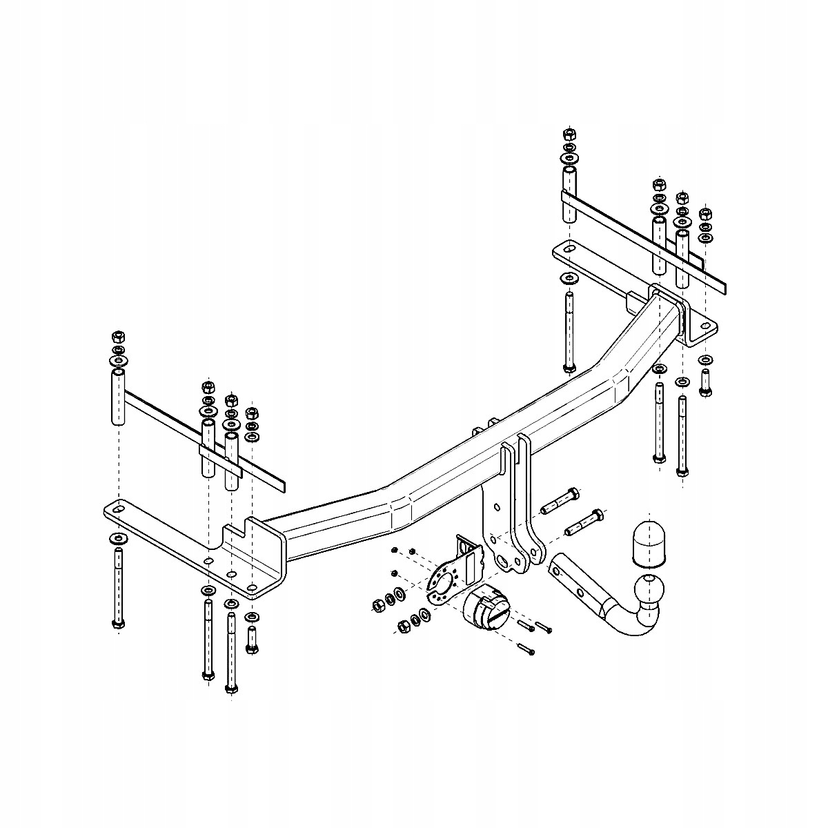 Hak holowniczy SsangYong Rexton 2 Y400 II SUV 17-20 MODUŁ WIĄZKA 13 PIN Producent Steinhof