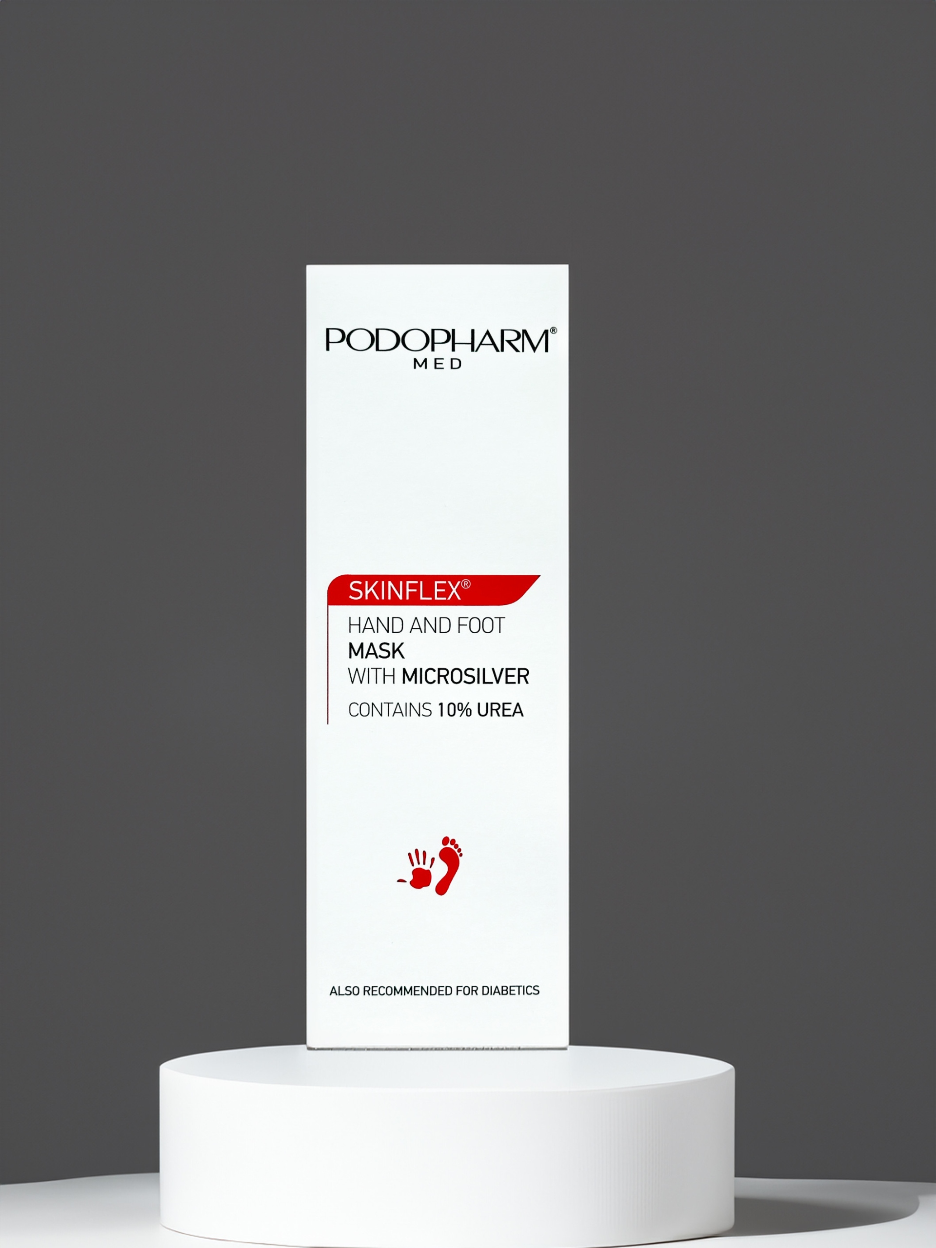 MASKA DO DŁONI I STÓP PODOPHARM MASKA Z MIKROSREBREM Wyrób medyczny nie