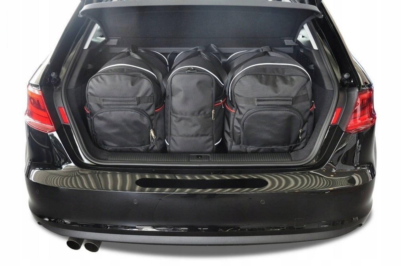 J&j Automotive Sada 3ks cestovných tašiek Aero pre Audi A3 2012-2020