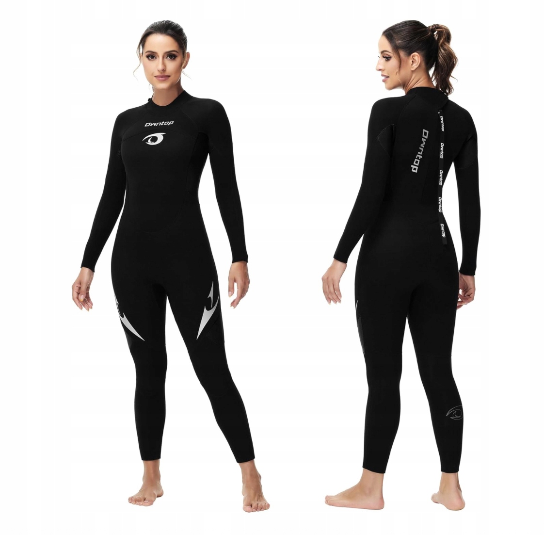 Kombinezon Do Nurkowania Neoprenowy Pianka Do Wody Damski Długi 5mm 3XL