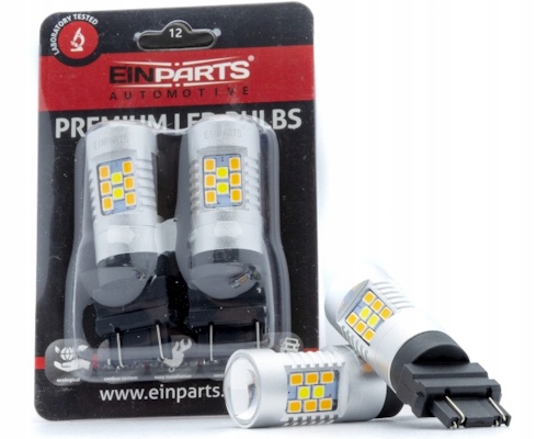 

P27/7W 3157 Led Dual Biały Pomarańcz Usa Premium