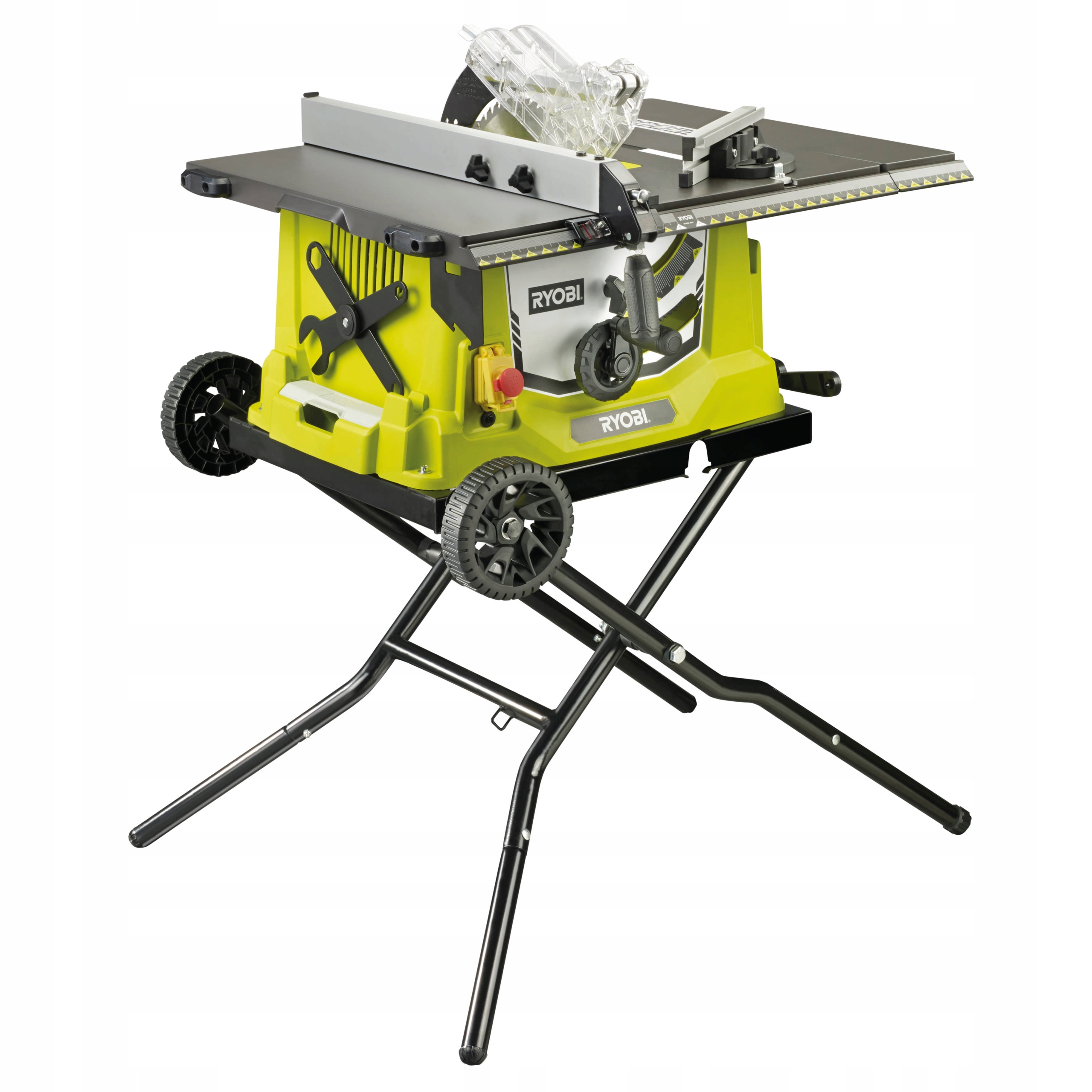 Ryobi RTS1800EF-G pilarka stołowa 1800W z nogami, kołami i blatem Tct