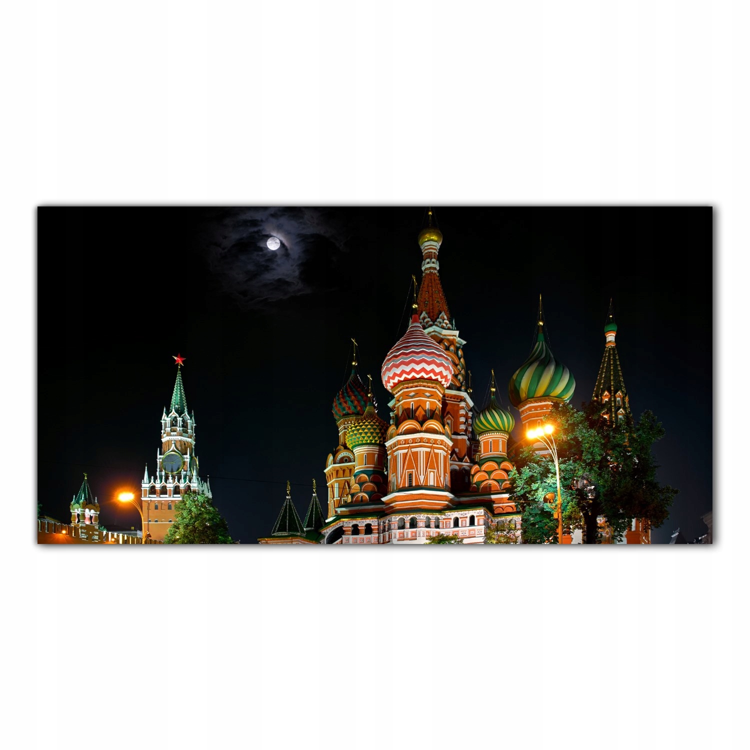 Moskva Kreml Město 140x70 Skleněné panely kuchyně