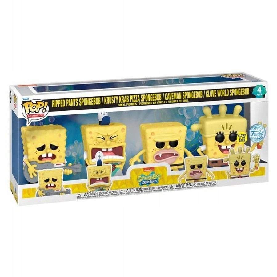 Figurky Pop! SpongeBob, 4 ks