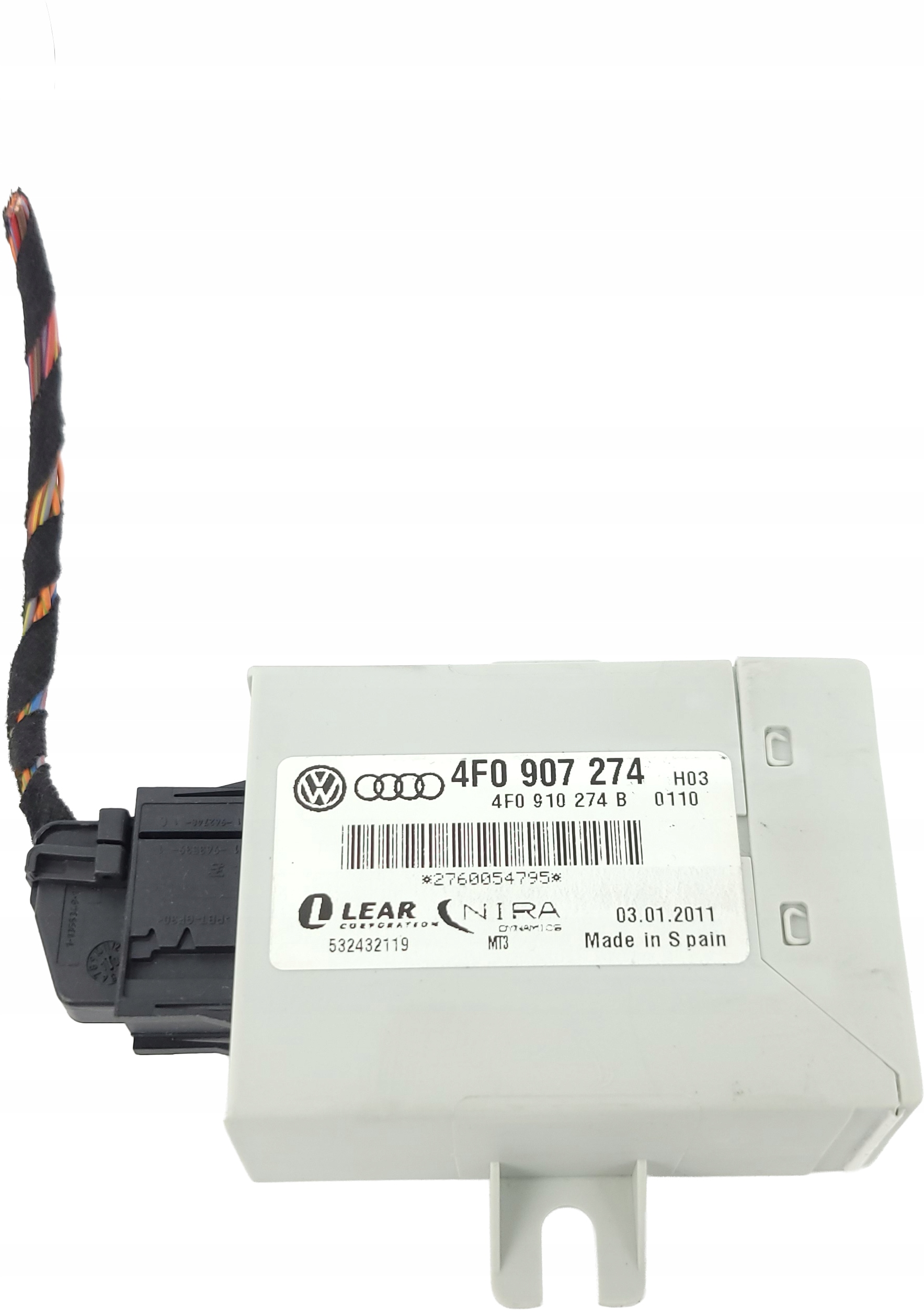 AUDI A6 C6 LIFT modulo Centralina pressione pneumatici, gomme TPMS 4F0907274