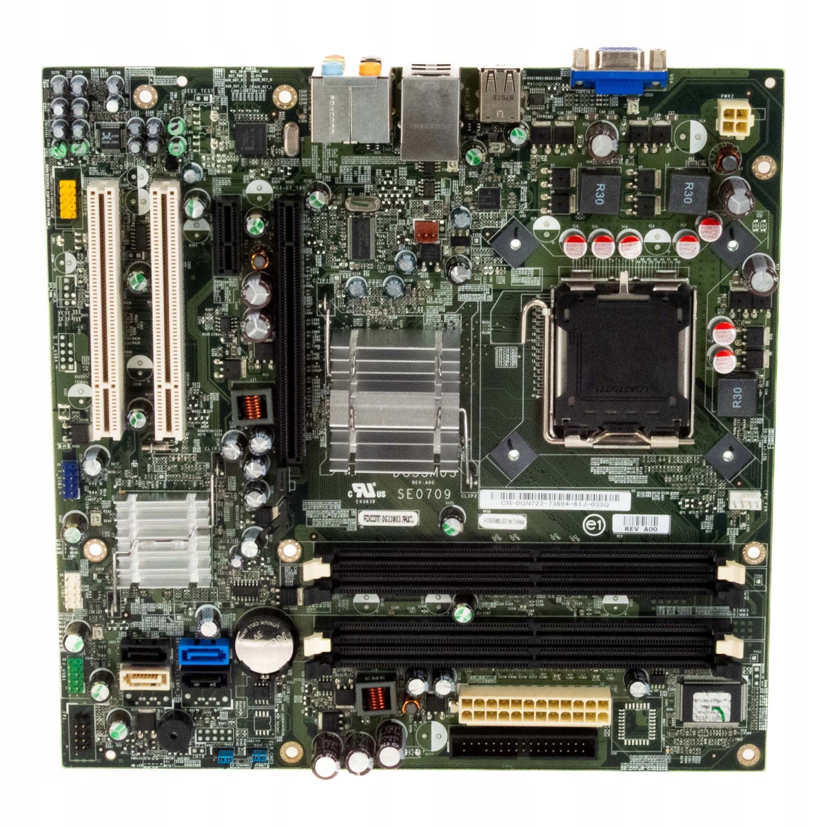 Dell 0GN723 DG33M03 Socket LGA775 DDR2 PCIe Pci mATX Základní Deska