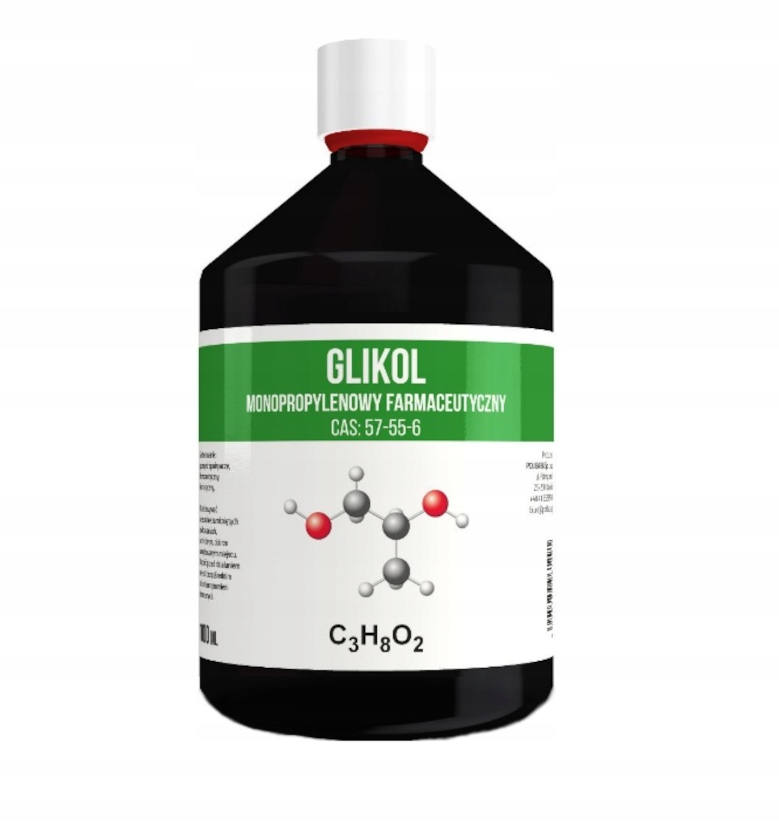

Glikol propylenowy 500 ml czystość 100 %
