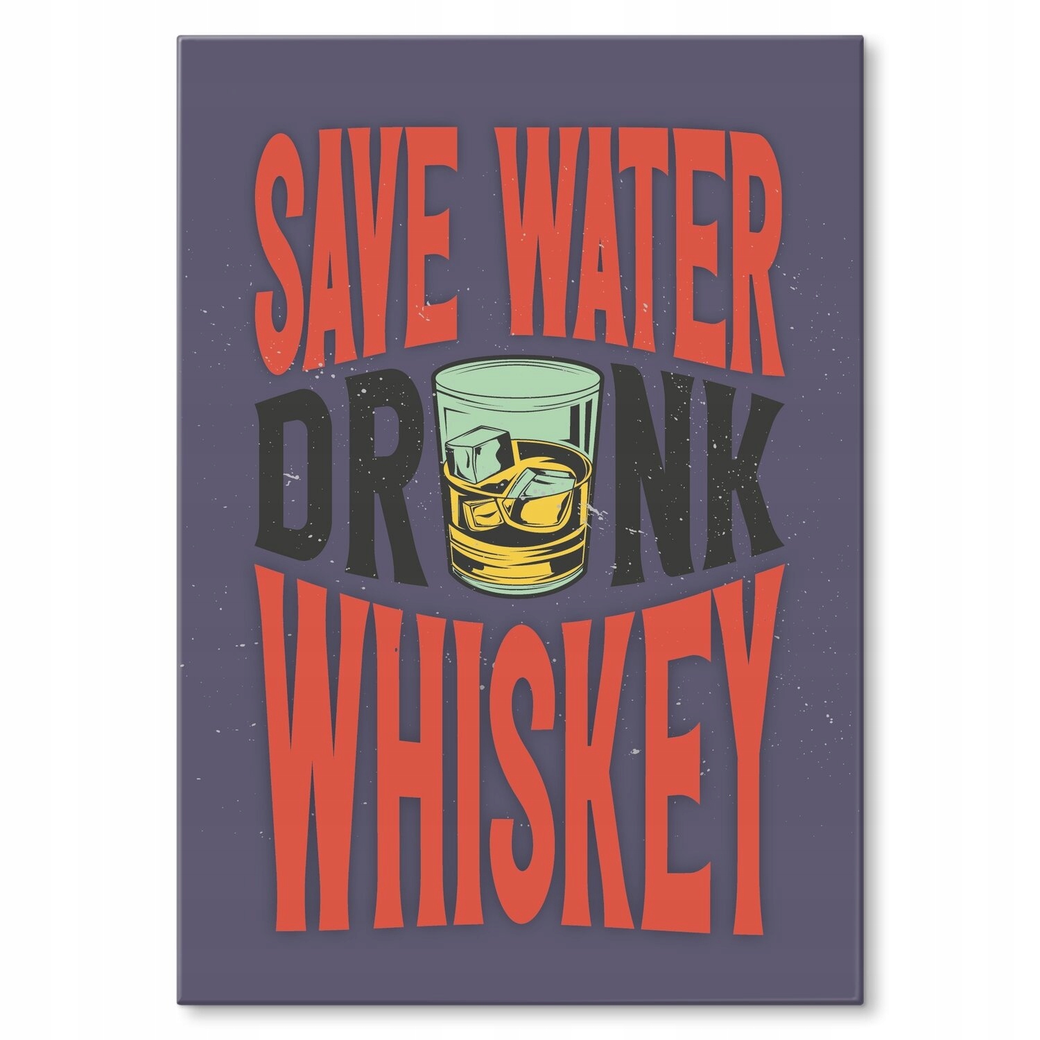 Kovový plakát na whisky drink Dárek 22 x 31 cm