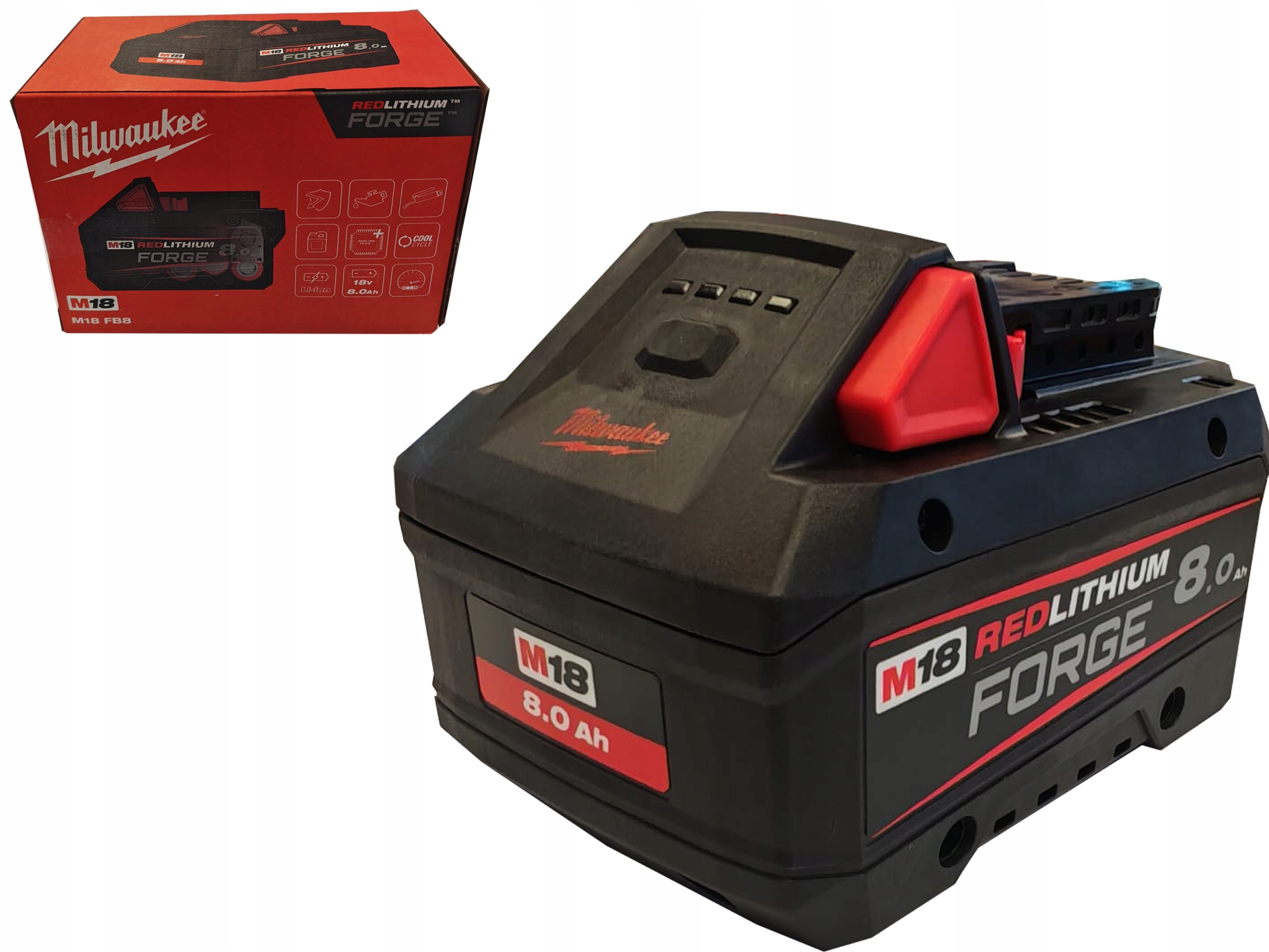 Akumulator Milwaukee M18FB8 8Ah 18V Forge 4932492131