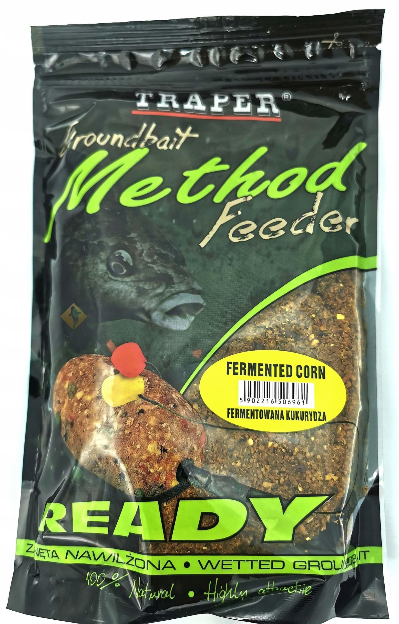 Traper Zanęta Ready Method Feeder Fermentowana Kukurydza 750 g