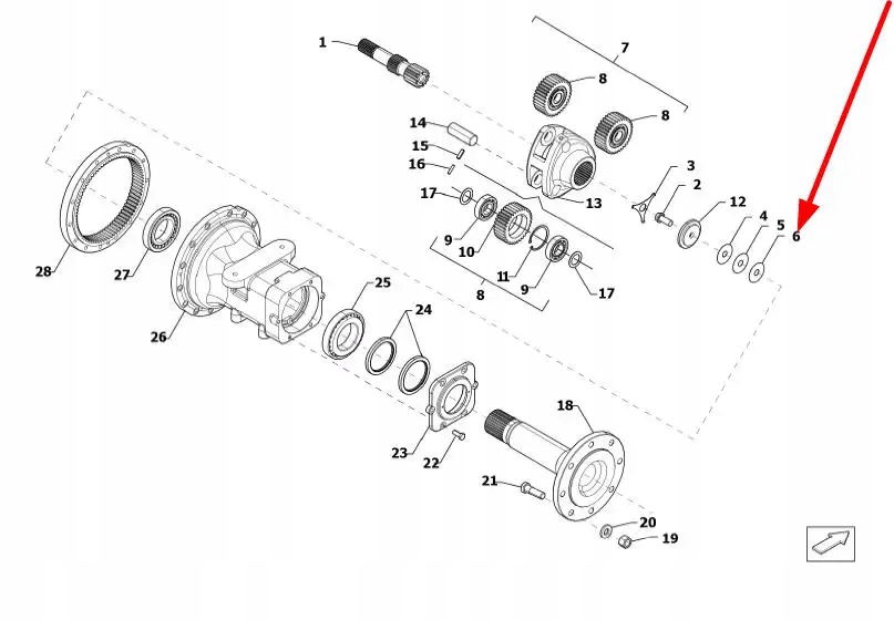TF1004.391-08A Podkładka dystansowa 0,5 mm Numer katalogowy części ASTF1004.391-08A