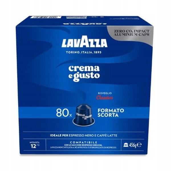 Kapsułki Lavazza Nespresso Crema Classico 80 szt