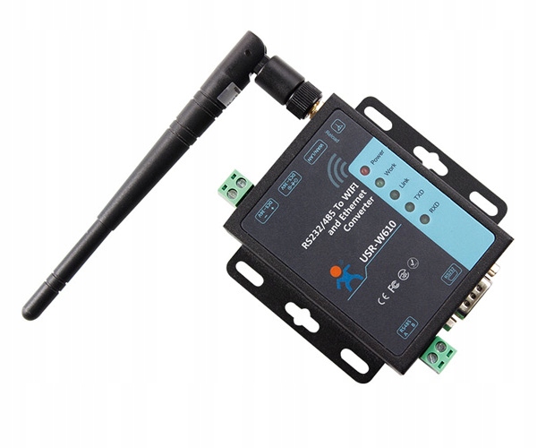 Konwerter USR-W610 RS232 i RS485 na WiFi/Ethernet