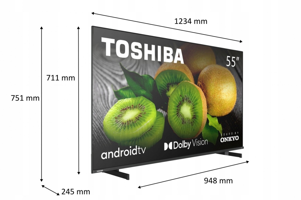 TOSHIBA Telewizor LED 55 cali 55UA5D63DG Model 55UA5D63DG