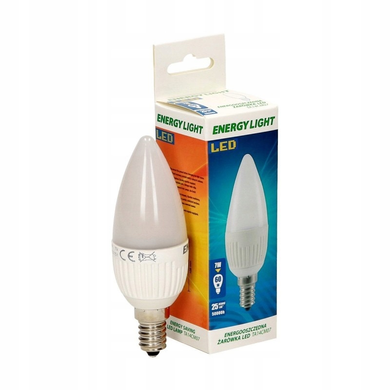 

Żarówka Led świeczka 7W 60W E14 Barwa Ciepła