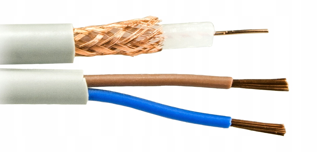 

Przewód Kabel Cctv RG-59+2X0.75