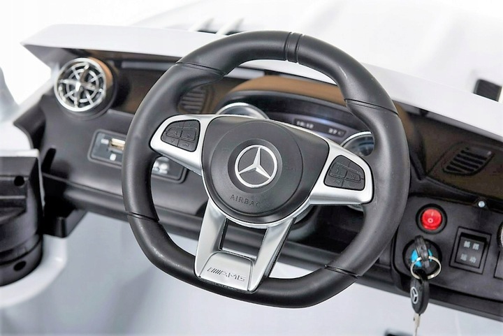 Auto na akumulator MERCEDES SL65 AMG USB,SKÓRA,EVA Długość pojazdu 120 cm