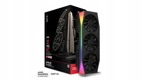 Xfx Radeon RX-9070XT Mercury Oc Gaming Edition Rgb 16GB GDDR6, 3xDP, Hdmi…