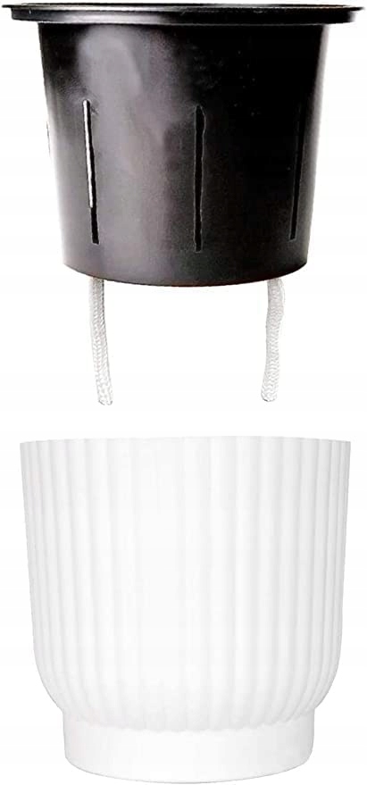 DONICZKA SAMONAWADNIAJĄCA BIAŁA 12CM ZESTAW 6 SZT. Marka inna