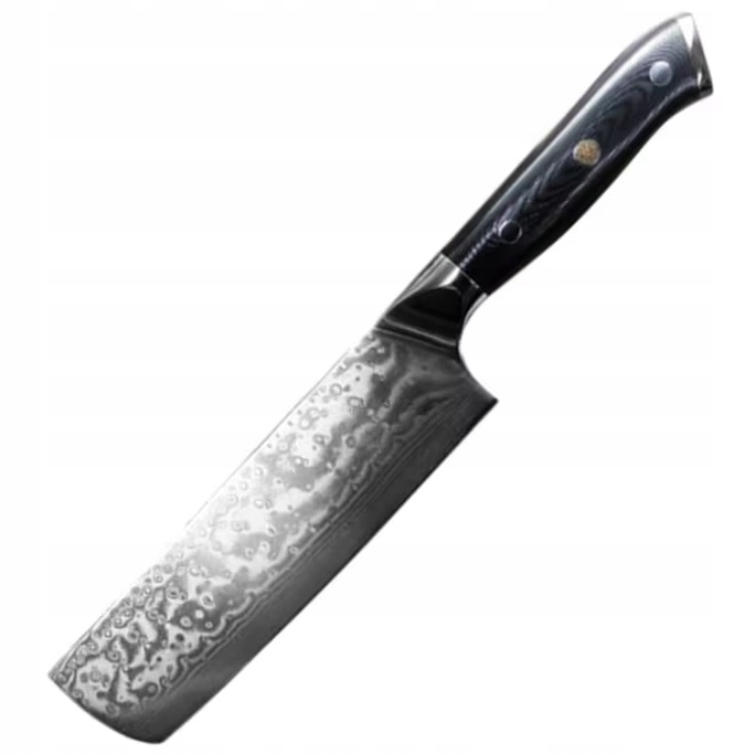 Damaškový kuchynský nôž Small Cleaver/Čierna KP-32713