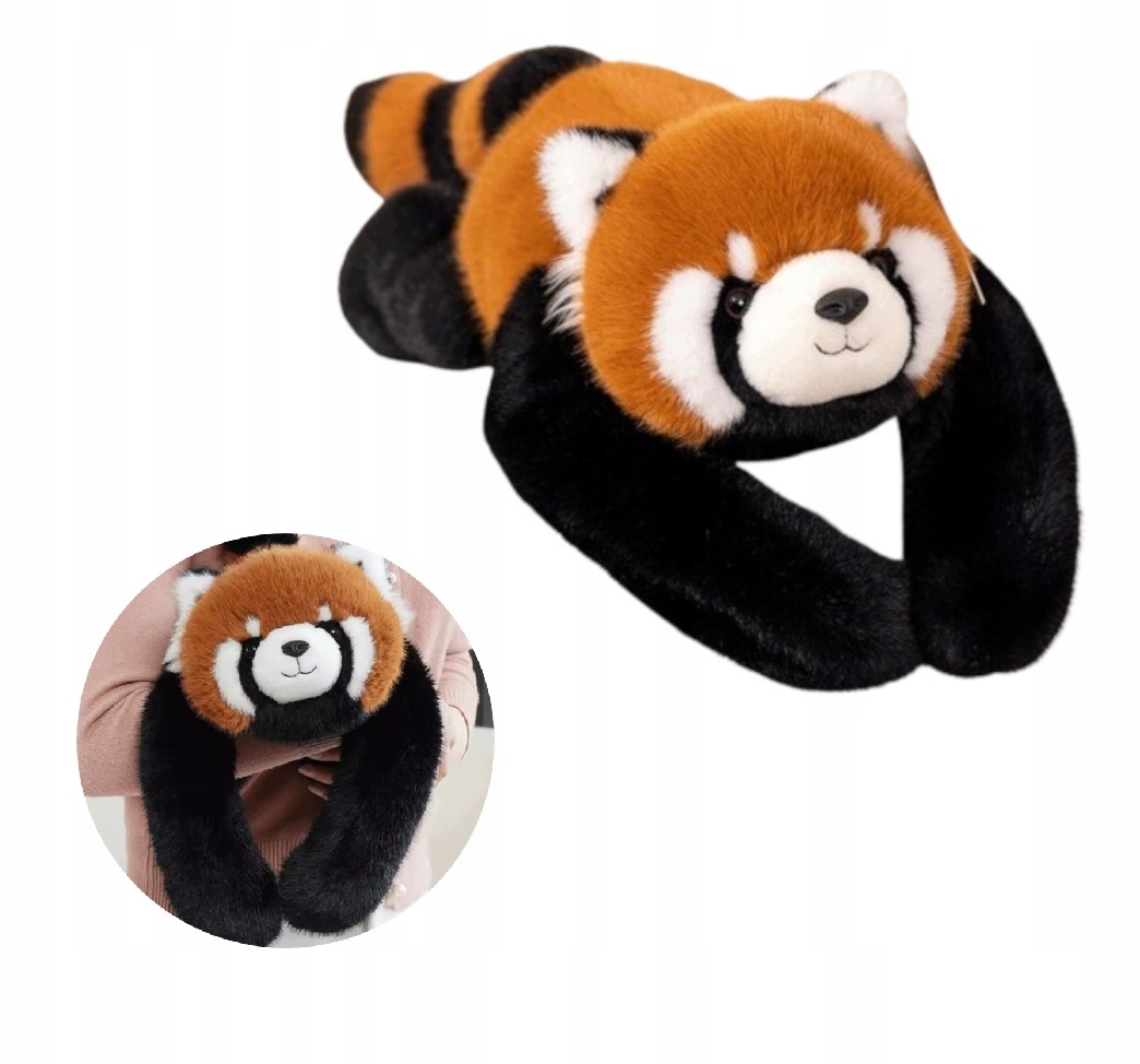 Miś obciążeniowy Ciężkomiś Red Panda Czerwona pluszak Duży 65cm 1kg Adhd