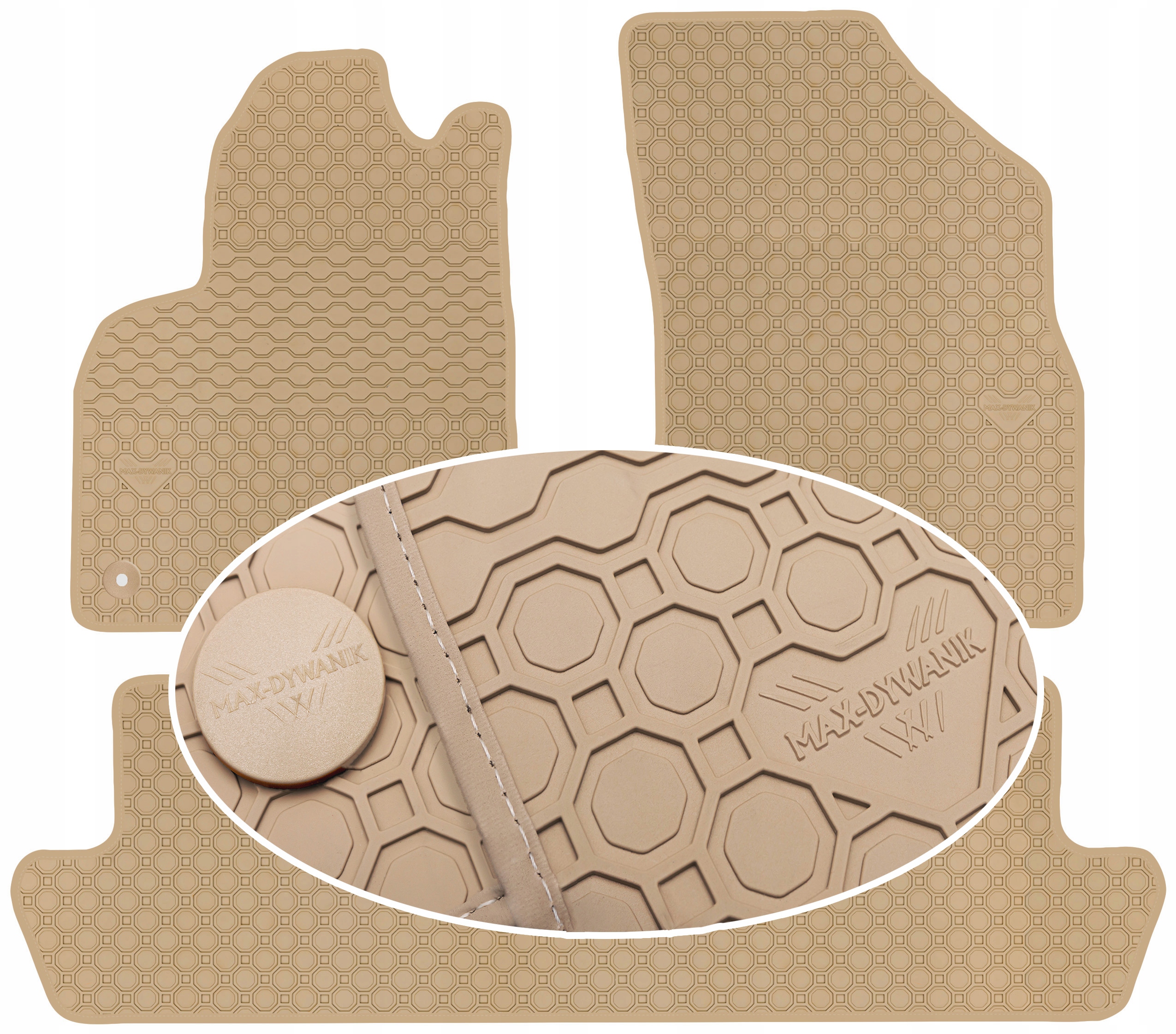 Peugeot 5008 I 5os 2009-2016 Koberce Béžové