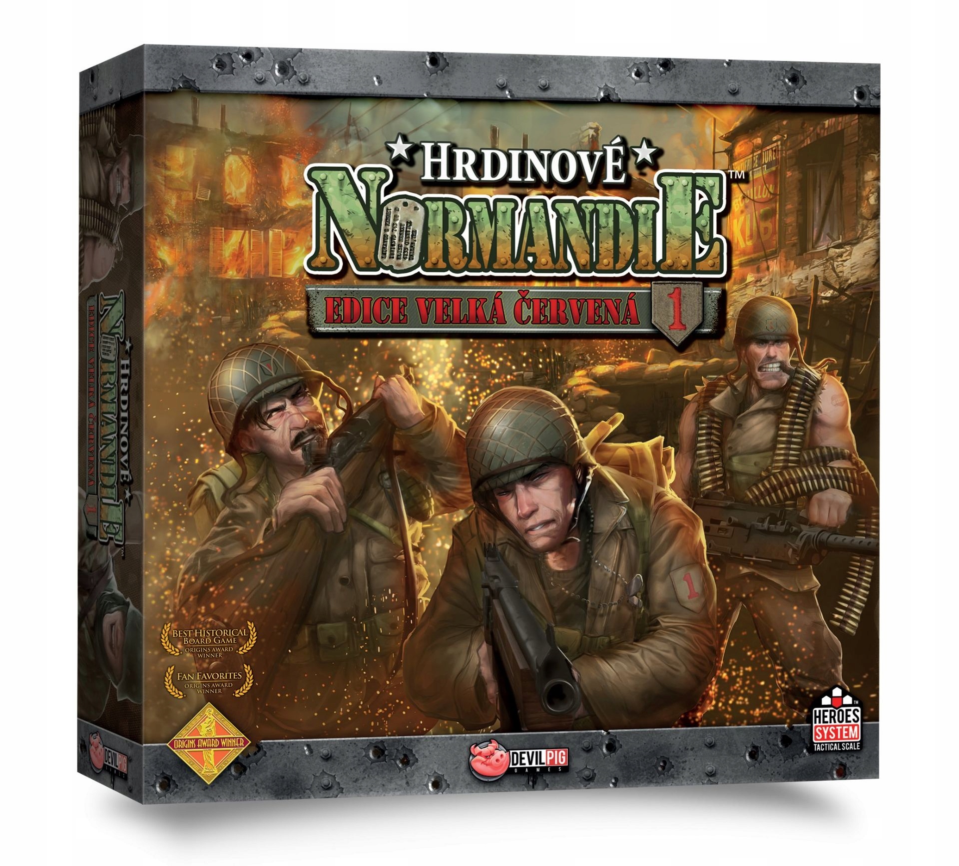Asmodee Czech Republic Hrdinové Normandie: Edice Velká červená 1