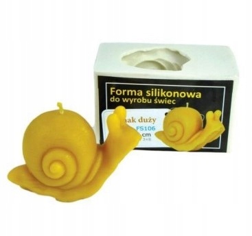 

Forma silikonowa do świec z wosku Ślimak duży