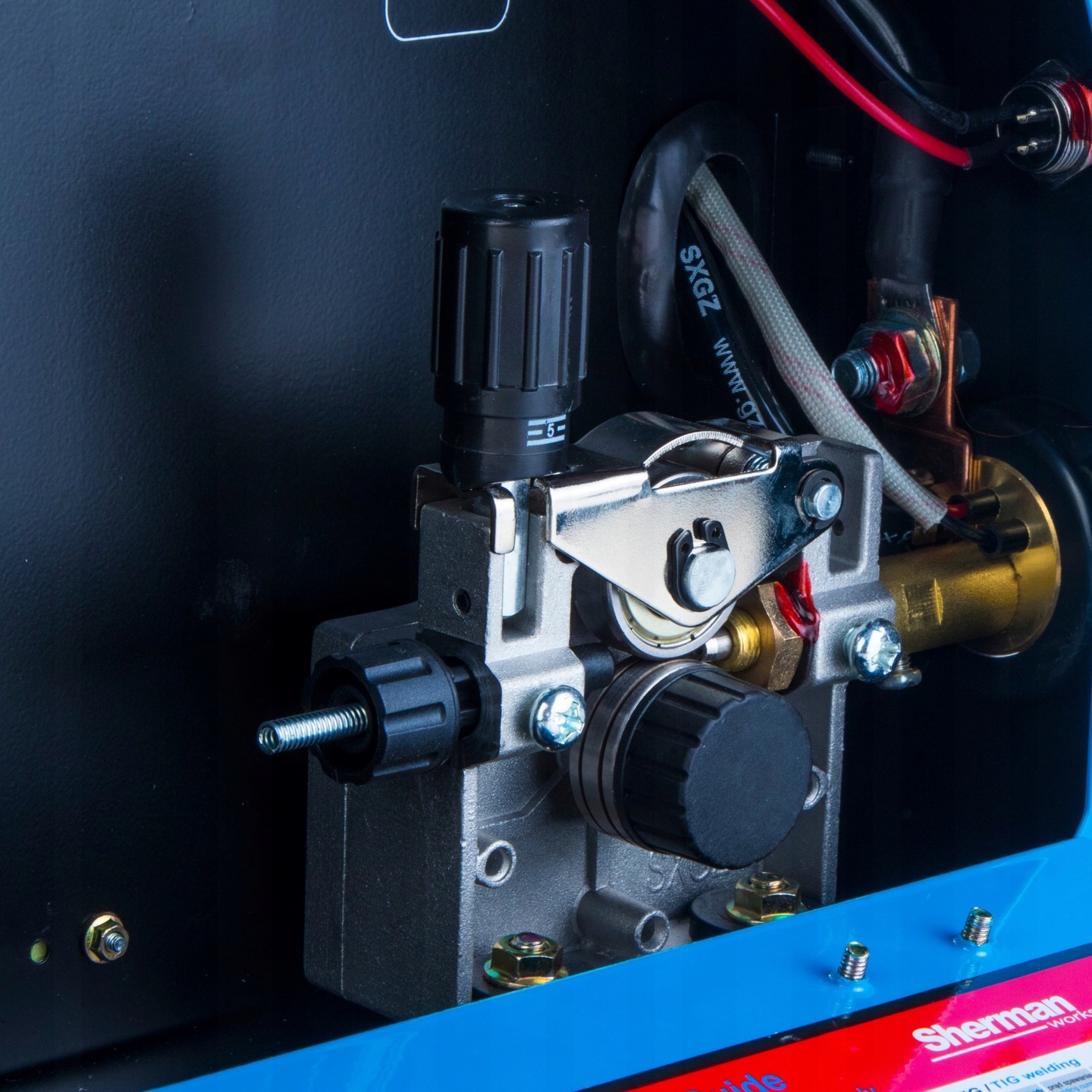 SPAWARKA MIGOMAT SHERMAN MIG 200HD MMA TIG ALUMINIUM SYNERGIA 200A 230V 3W1 Marka Sherman