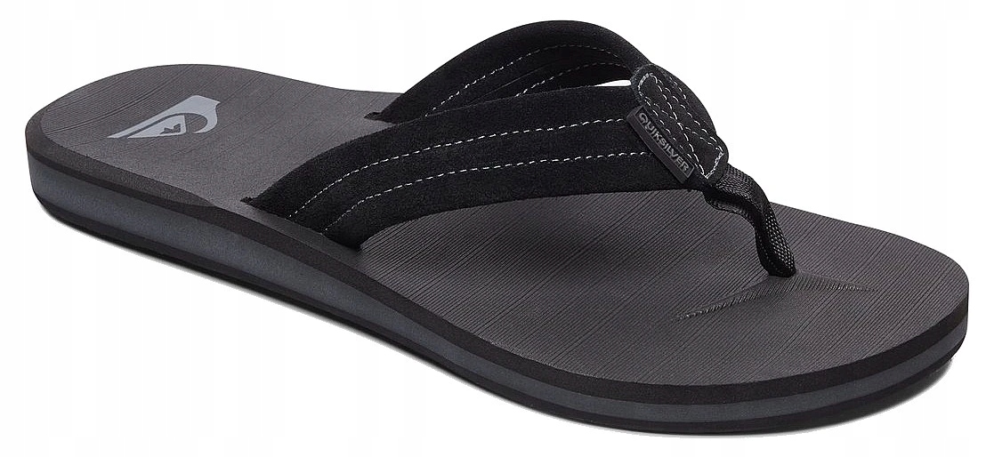 

japonki Quiksilver Carver Suede - SBKM/Solid Black