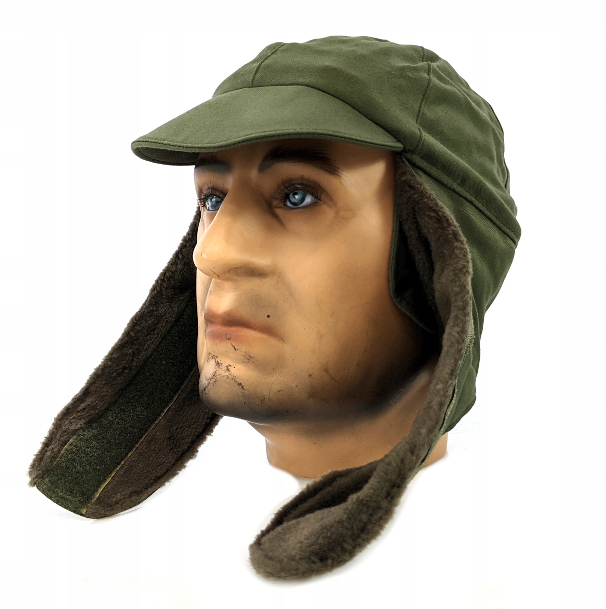 

oryg. Czapka Zimowa uszatka Nl Army r.58 New