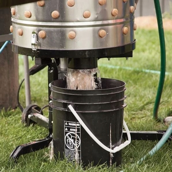 SKUBARKA DO DROBIU, PIERZA ZIPPER ZI-GRM-1100 Waga 38 kg