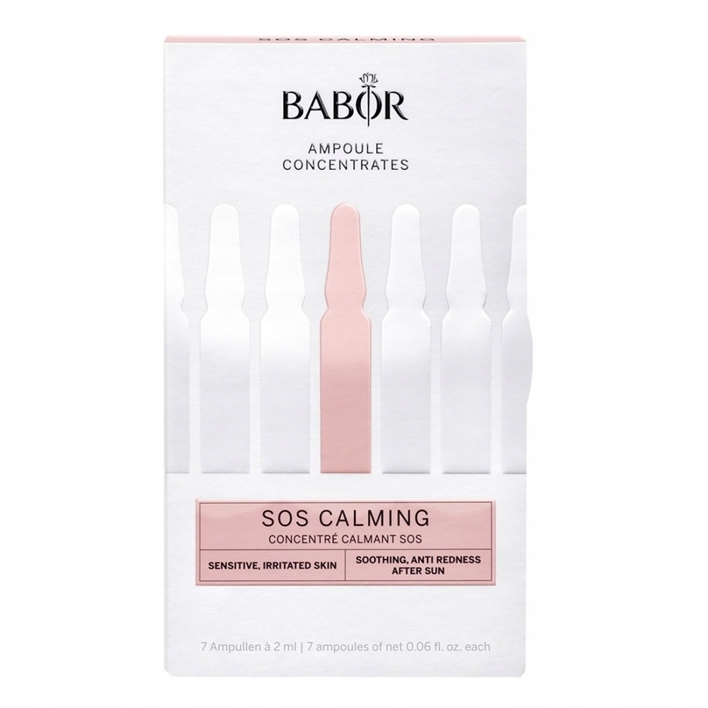 Jemné Sos Calming ampule pro citlivou pokožku Babor 7 x 2 ml