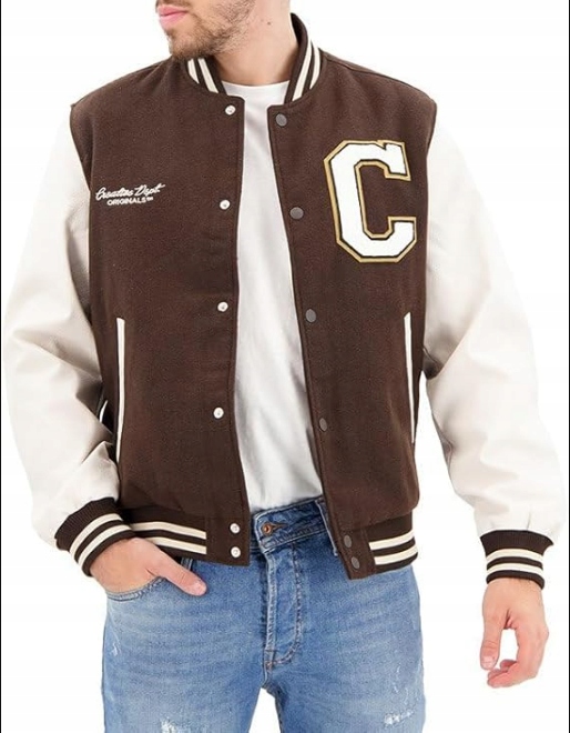 Pánská bunda Jack&Jones Jorcollege Wool Blend Noos Chocolate Brown vel. L