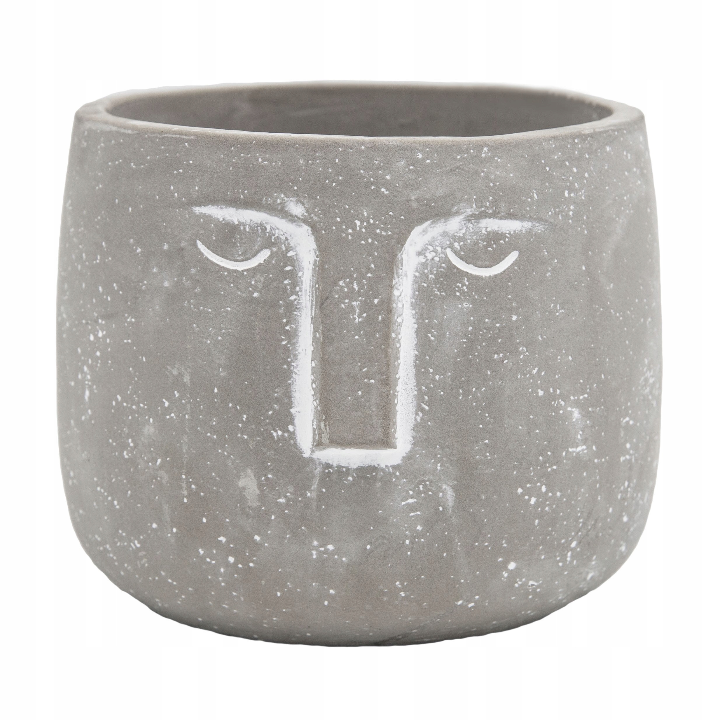 

Osłonka Głowa Ø 14 cm Moai betonowa doniczka
