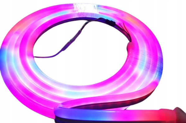 10m Neon Flex Led 24V/13W Digitálne Rgb Magic Digital Vodotesné IP67 WS2811
