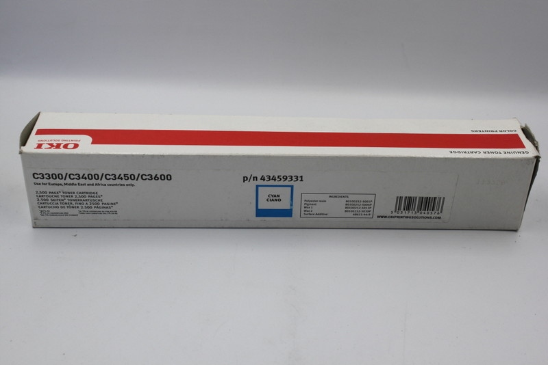 Oki C3300 p/n 43459331 Cyan Originál