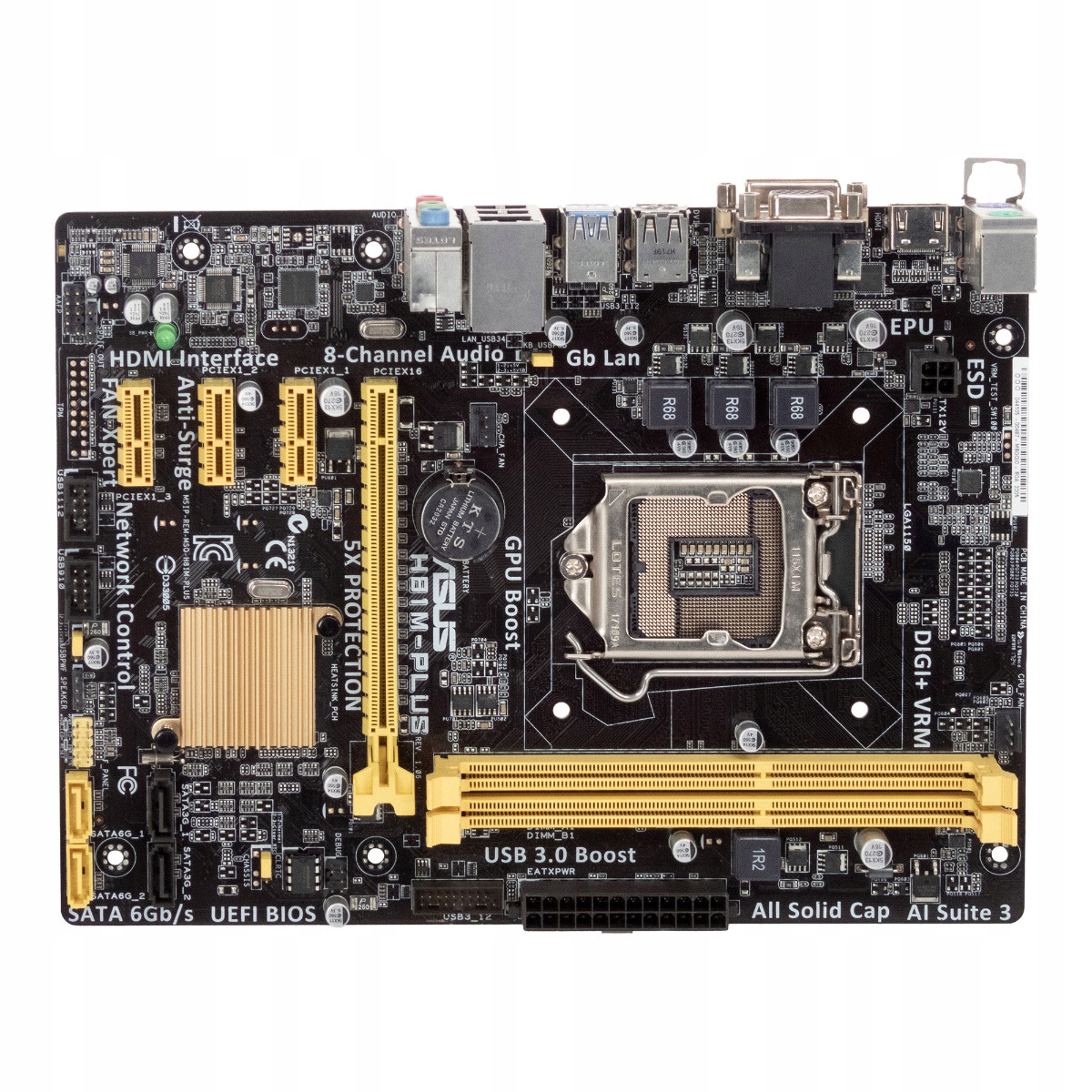 Asus H81M-PLUS s.1150 DDR3 mATX